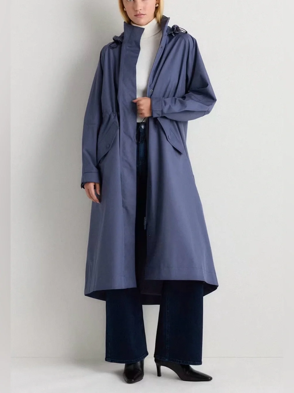 NEW Quince Weather Proof Rain Trench Coat Size Medium
